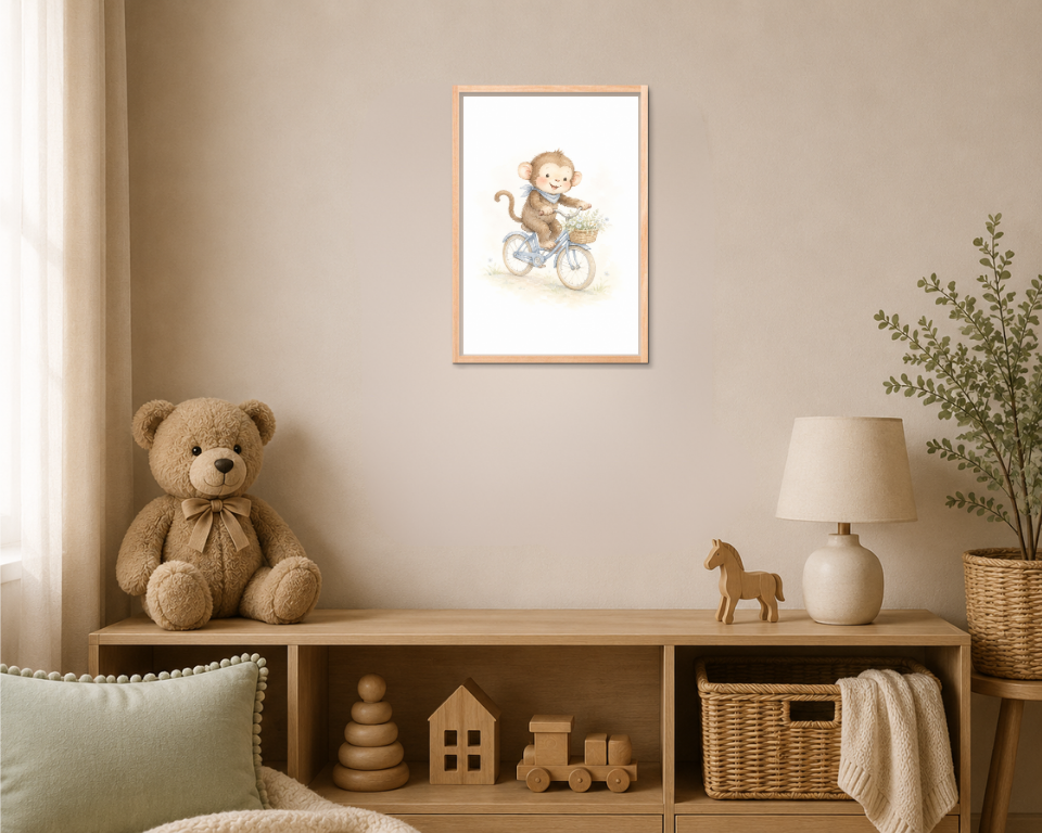 Mist Cyclist Monkey